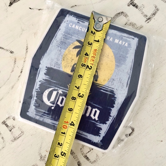 Corona, Beer, Cancun, Riviera Maya, Mexico, Wooden Drink Coasters, Set Of 4, NEW - Picture 7 of 9